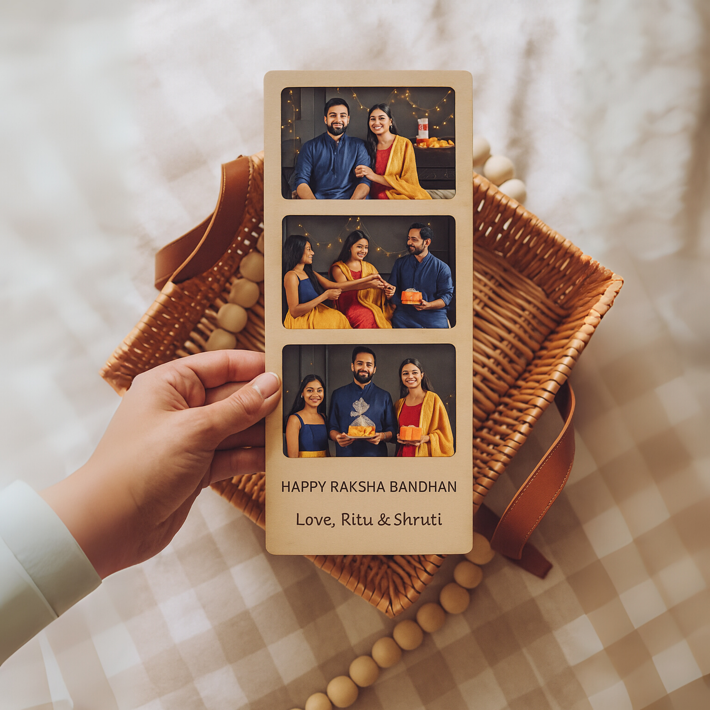 Photo Strip Magnet for Raksha Bandhan