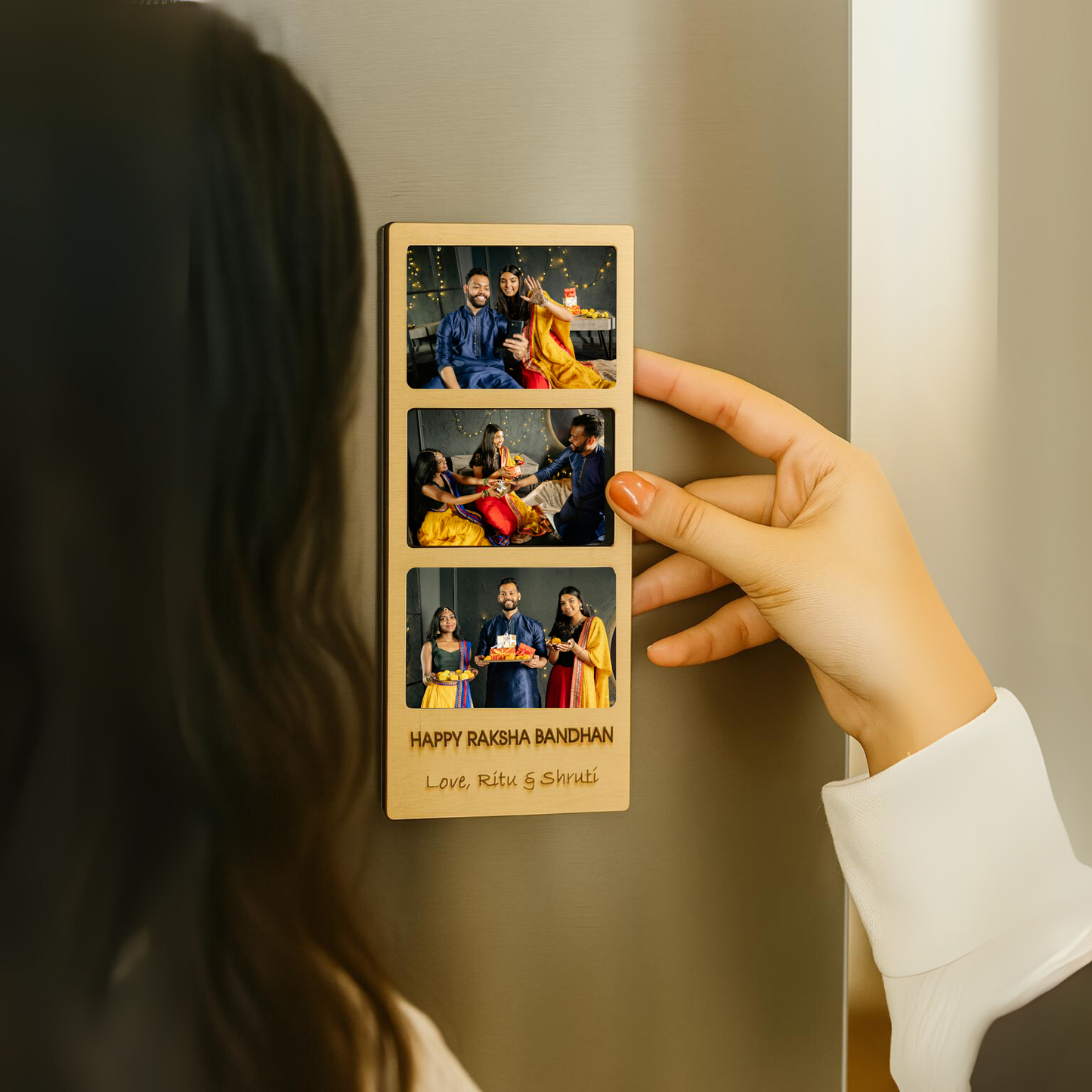 Photo Strip Magnet for Raksha Bandhan