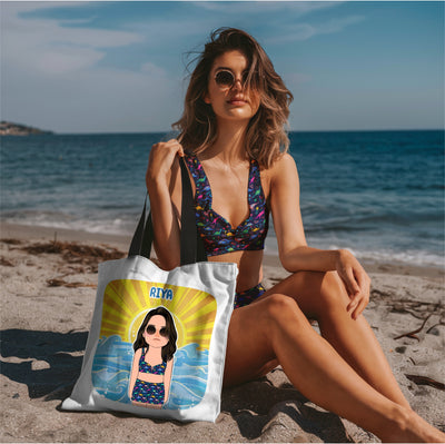 Single Personalised Tote Bag