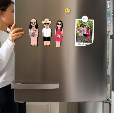 Set of 3 Personalised Fridge Magnets
