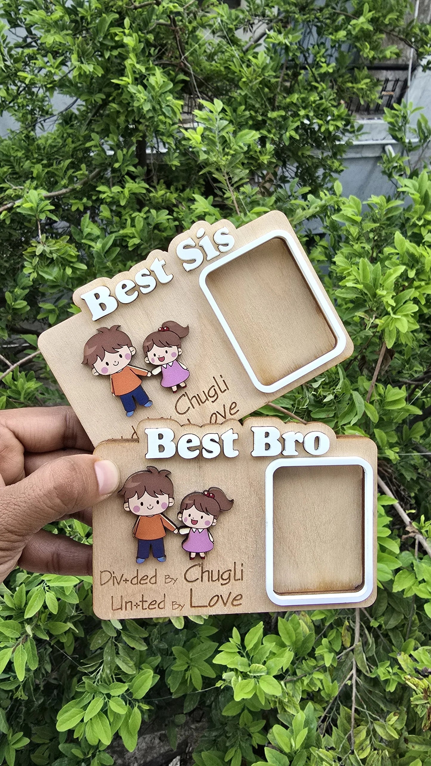 Best Brother & Sister Fridge Magnet - Cute Photo Keepsake