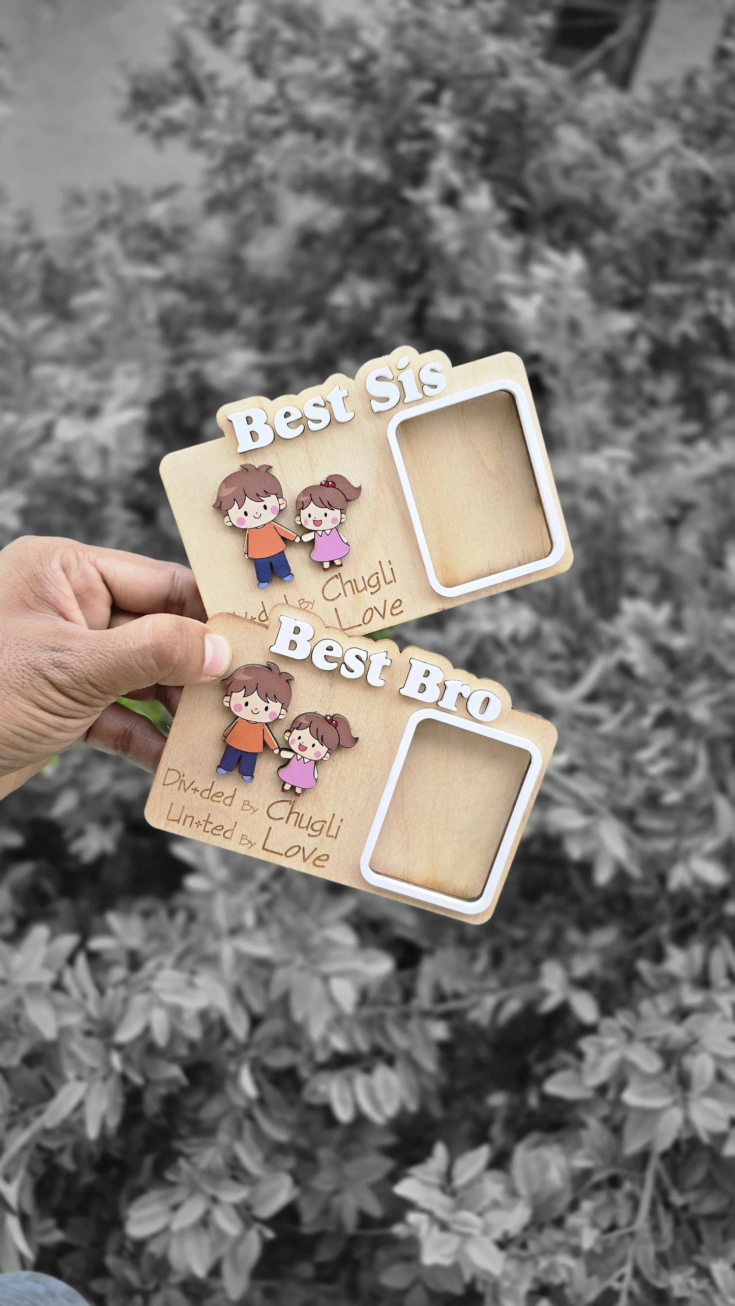 Best Brother & Sister Fridge Magnet - Cute Photo Keepsake