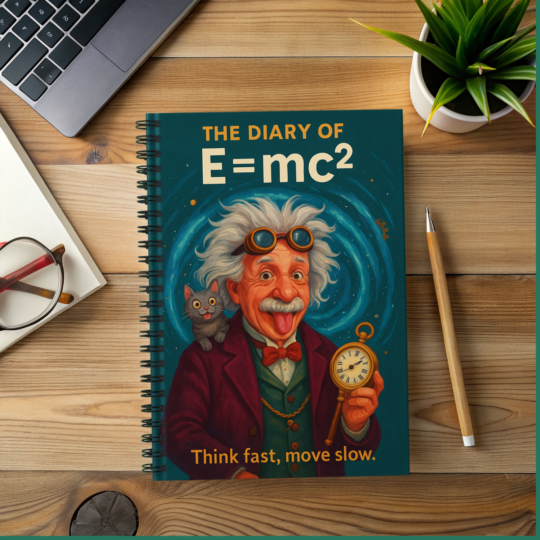 Einstein-Inspired Notebook – Bhootiya