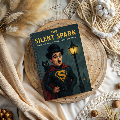 Dance in the Rain: Chaplin-Inspired Notebook