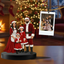 Personalized Family 4 Santa Caricature Figurine