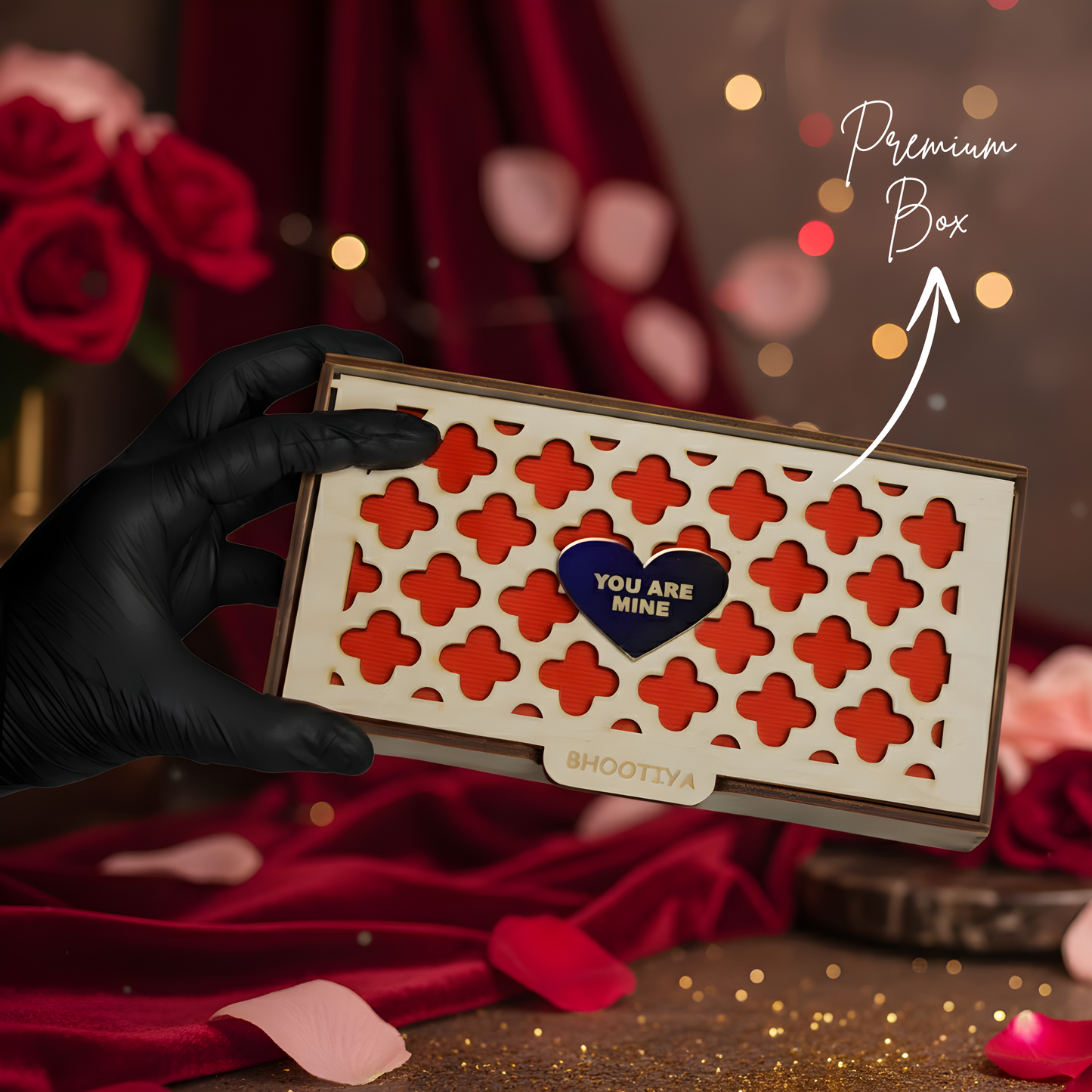 Eye Engraved Pendant with FREE Luxury Valentine Wooden Box