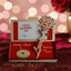 Valentine Wooden Rose with Stand | Premium Love Keepsake Gift