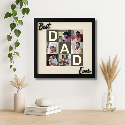 Best Dad Ever Custom Photo Frame