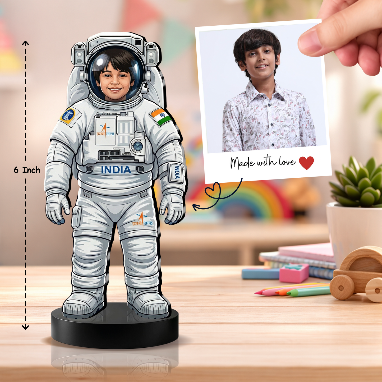 Personalized Kids Astronaut Figurine