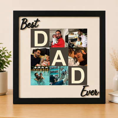 Best Dad Ever Custom Photo Frame