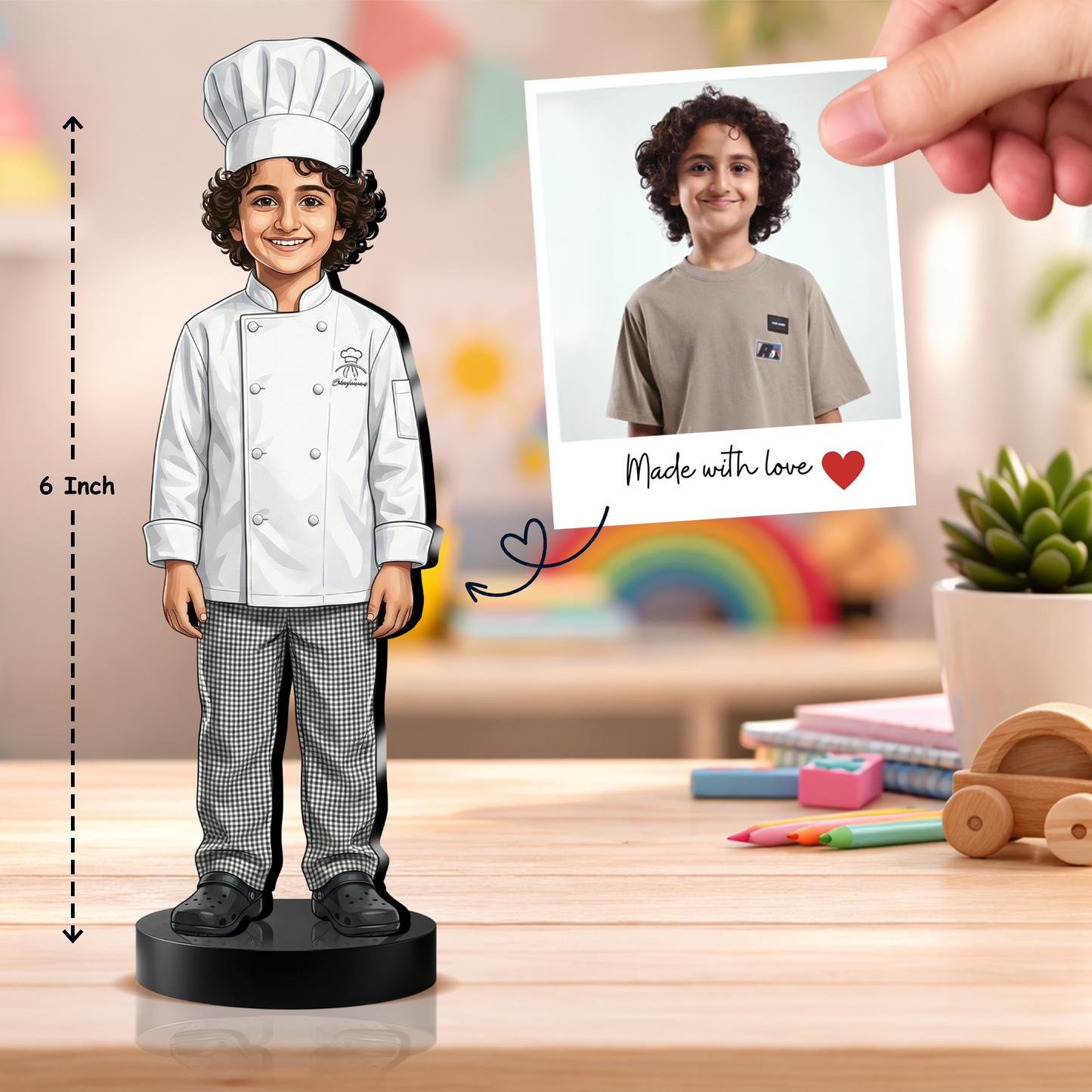Personalized Chef Kids Figurine