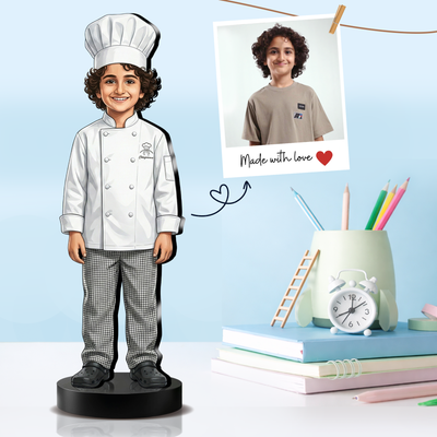 Personalized Chef Kids Figurine