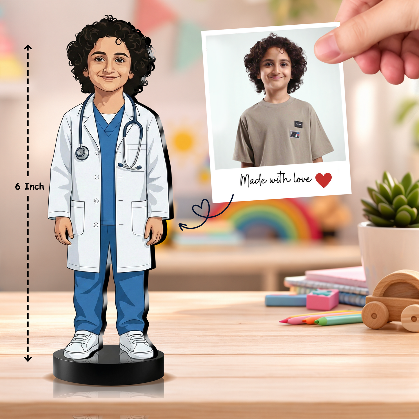 Personalized Doctor Kids Figurine