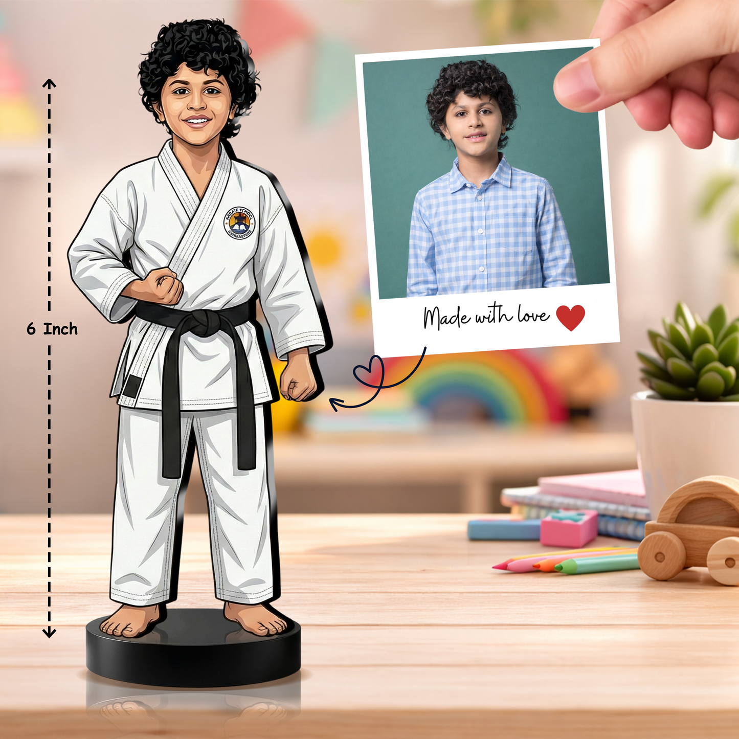 Personalized Karate Kids Figurine