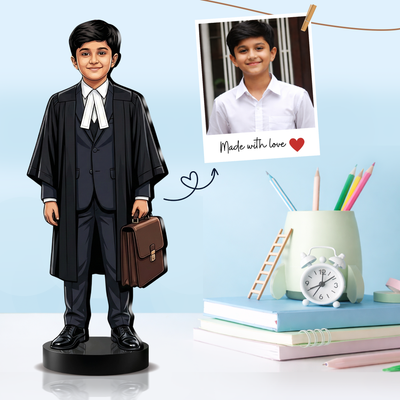 Personalized Kids Lawyer Figurine