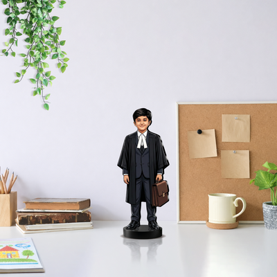 Personalized Kids Lawyer Figurine