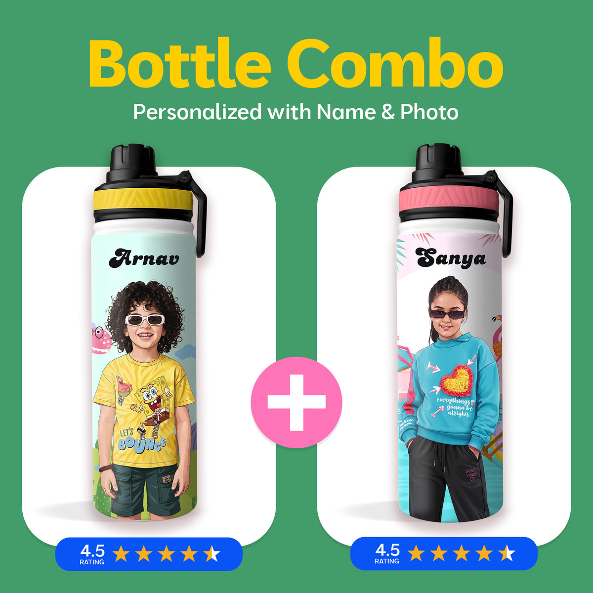 Sip Buddy Duo – Personalized Bottle & Tumbler