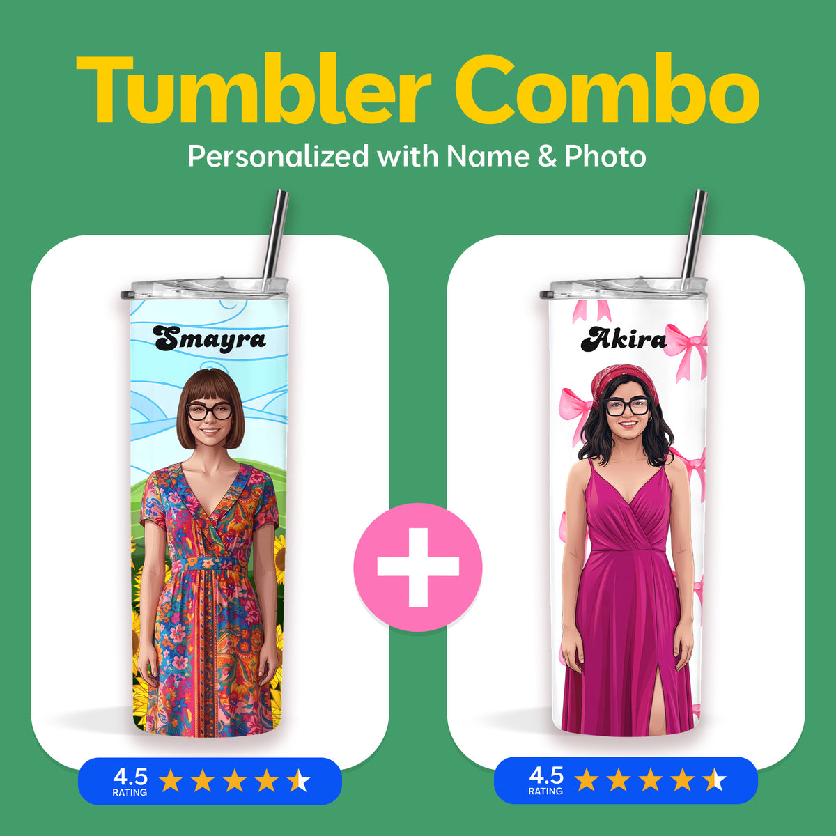 Sip Buddy Duo – Personalized Bottle & Tumbler