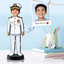 Personalized Kids Navy Officer Figurine