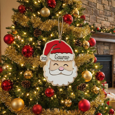 Personalized Santa Ornament