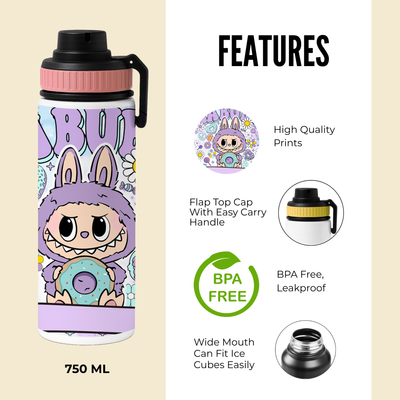 Labubu Sipper Bottle - BPA Free, Leakproof