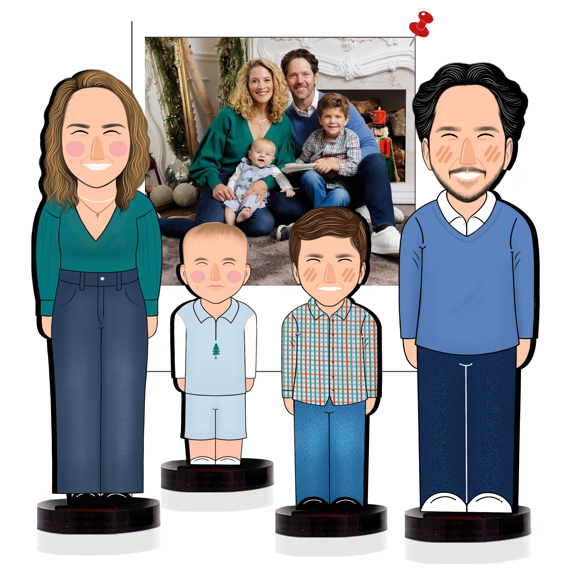 Quartet: Set of 4 Personalized Gifts for the Family