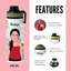 Personalised Stainless Steel Water Bottle
