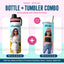 Rakhi special: Personalised Stainless Steel Bottle and Tumbler Combo