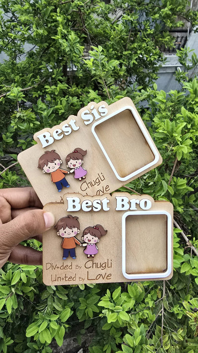 Best Brother & Sister Fridge Magnet - Cute Photo Keepsake