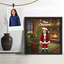 Personalized Girl Santa Photo Frame